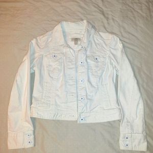 LOFT Ivory  demin jacket